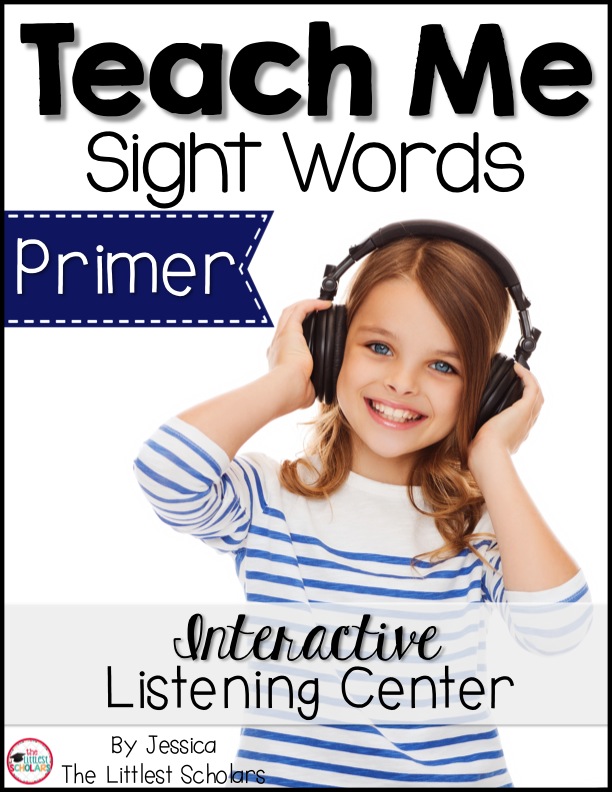 This Dolch Primer interactive listening center teachers students all about sight words! 